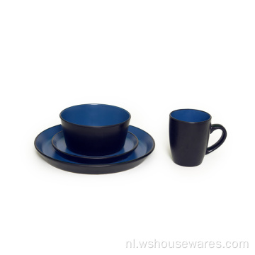 Solid Color Glaze Servies Sets voor Party Wedding